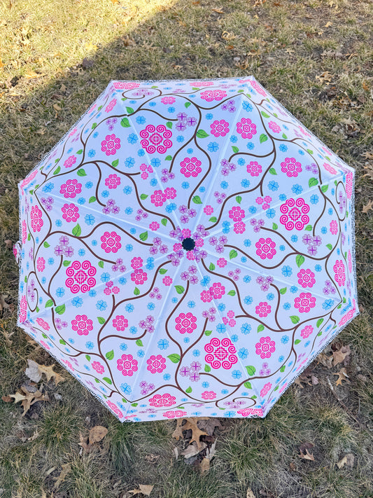 Flower Design Fold Umbrella
