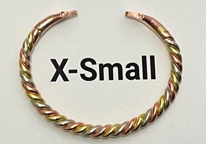 3 Color Mix - Copper Bracelet