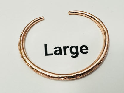 Red Round - Copper Bracelet