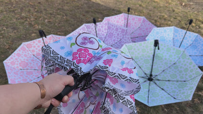 Flower Design Fold Umbrella